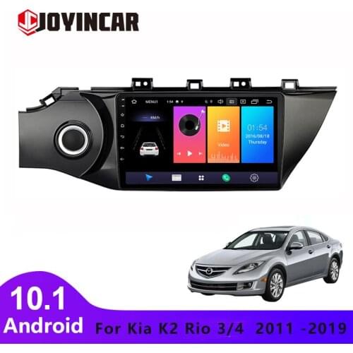 JOYINCAR 9" 10.1" 2din Android Car Radio Multimidia Video Player Navigation GPS For KIA K2 RIO3 RIO 4 RIO4 2011-2019 Head Unit