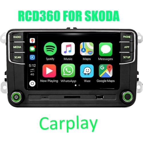 Car Radio Stereo Carplay RCD360 PROII Green Button For Skoda Octavia Fabia Superb Yeti