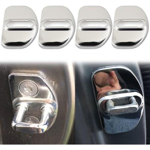 Car Styling Auto Door Lock Cover Car Emblems Case For Lada Xray Vesta SW Cross Renault Badge Accessories Car-Styling 4pcs