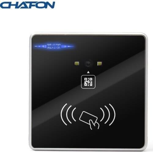 CHAFON Smart QR Code Scan ID/IC RFID access control reader for Attendance and Hotel Management