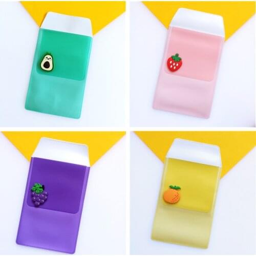 Colorful PVC Pocket Protector Leak-Proof Pen Pouch Pencil Case Doctors Nurses School Office Supplies