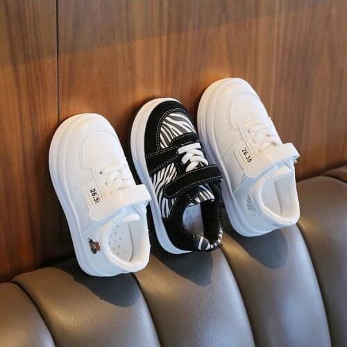 Childrens Sports Shoes Kids White Shoes 2021 New Summer Breathable for Girls and Boys School Shoes Fashion Hot All-match 26-31