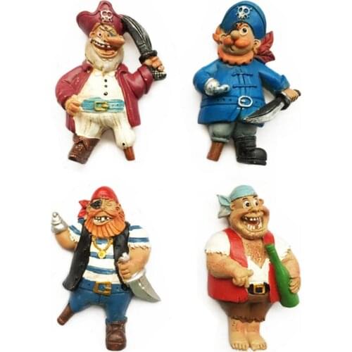 Europe Norway Denmark 3D Viking pirates Refrigerator Magnets Fridge Souvenirs Fridge Magnetic Decoration Articles Handicraft
