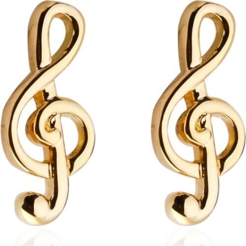 HYX Luxury Fashion cufflinks for mens Brand cuff buttons cuff links High Quality Golden music abotoaduras Jewelry