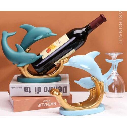 Modern Minimalist Creative Wine Rack Decoration Living Room Wine Cabinet Decoration Wedding Housewarming Gift Wine Holders
