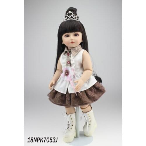 SD/Bjd Doll Girls Doll with Clothes Brown Eyes,Cute 18 Inch Cute Princess Doll Toys for Kid New Year Gift