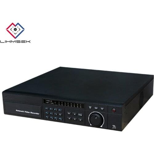 Lihmsek NVR 16 Channels IP Network Video Recorder NVR H.264 CCTV Security Surveillance NVR Model 16CH 1080P with 8pcs HDD ports