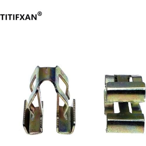 5PCS Center console instrument panel CD DVD metal iron clasp clip for Peugeot 308/408/307/206/207 Citroen C2 C5 Triumph