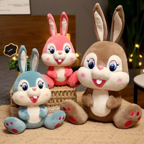 Kawaii Rabbit Plush Toy Stuffed Soft Animal Rabbit Doll Baby Kids Toys Birthday Gift Christmas Present for Girl