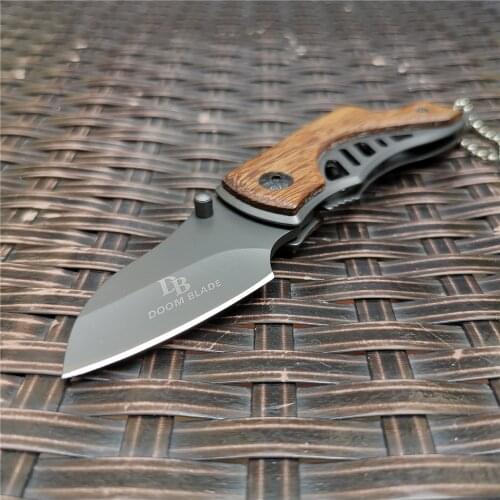 Mini Tactical Hunting Knife High Hardness Folding Knife Portable Pocket Knives Tool for Outdoor Survival, Camping and EDC