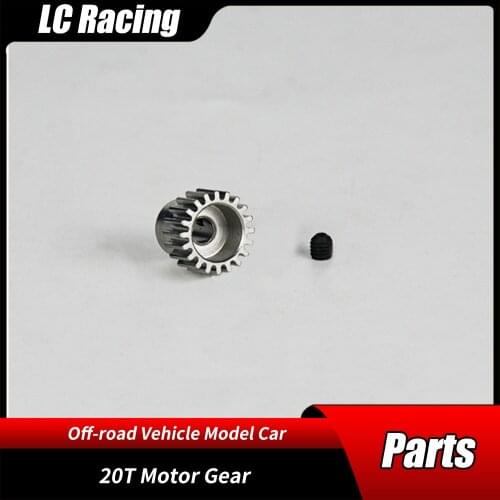 LC Racing 1/14 Parts L6144 Upgrade Accessories 20T Motor Gear for RC Buggy Off-road Vehicle Desert Short-course Truck Model Car