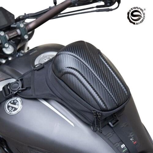 SFK Motorcycle Top Case Tail Seat Box Racing Leg Bag Black Hard Shell Motorbike Riding Waist Pack Tank Bag Motocross Accessoies