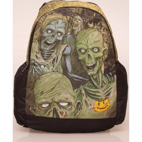 New Fashion Noctilucent School Backpack Zaino Scuola Skull Mochilas Escolares Masculinas Backpacks Woman Hip Hop Bookbags