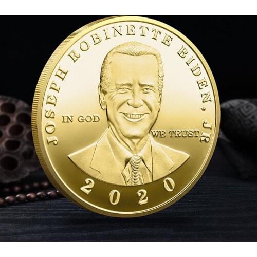 Gold Plated Joe Biden Challenge Coin Commemorative Coin 2021