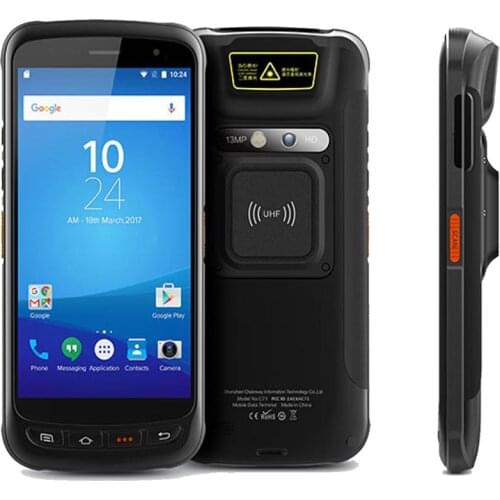 Rugged IP67 Mobile Data Collector Terminal 4G Handheld Android PDA 1D 2D Barcode Scanner With GPS Bluetooth NFC 13MP Camera
