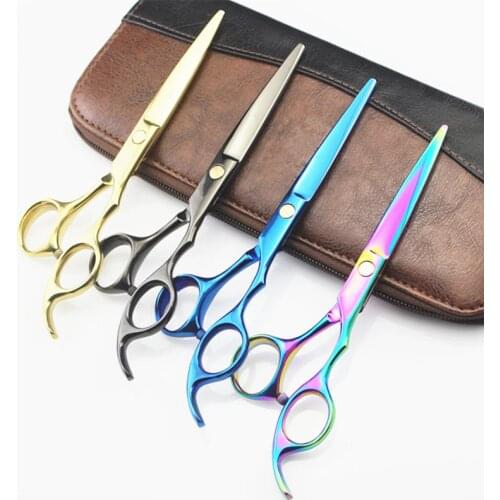 Professional Japan 440c 6 inch cut hair scissors haircut thinning barber makas haircutting cutting shears hairdressing scissors