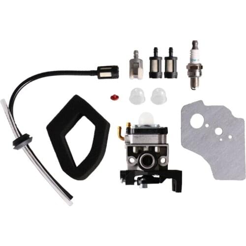 652F Carburetor Carb Gasket Spark Plug Fuel Line Hose Kit for honda GX25 GX35 GX 25 35 HHT35 HHT35S FG110 Trimmer Mowers