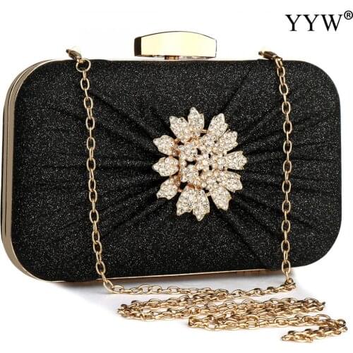 Luxury Women Clutch Bag Floral Elegant Sequined Designer Vintage For Women Ladies Wedding Party Purse Handbag Evening Bag