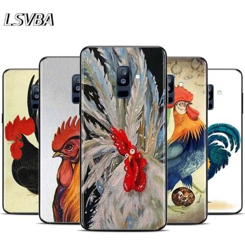 Cute Running Rooster For Samsung Galaxy A9 A8S A8 A7 A6S A6 A5 A3 A750 Plus 2018 2017 2016 Star Phone Case