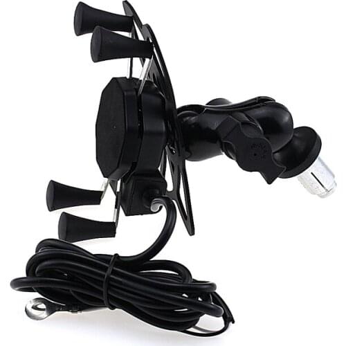 USB Charger Phone Holder For HONDA VFR1200F DCT CBR400R CBR500R CBR600F4I Motorcycle Accessories GPS Phone Navigation Bracket