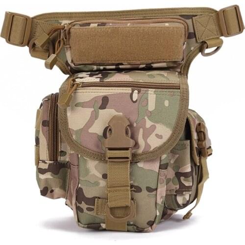 Outdoor Sports Tactical Drop Leg Bag Military Waist Pack Utility Molle EDC Pouch Waterproof Travel Cycling Hiking Hunting Bags