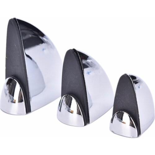 1PCS Polished Chrome Glass Shelf Support Clamp Brackets Bathroom For Shelves