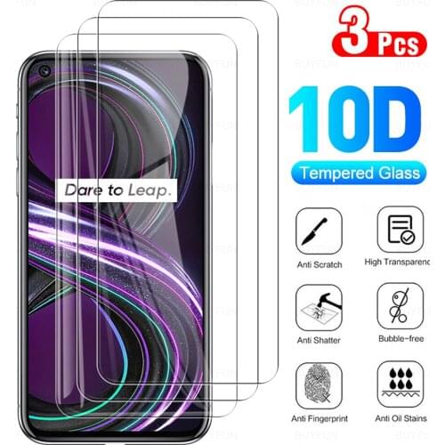 3Pcs HD Full Cover Protective Glass Film For Realme 8s 5G Screen Protector Tempered Glas For Realmy Realmi Realme8s 8 S 6.5 inch
