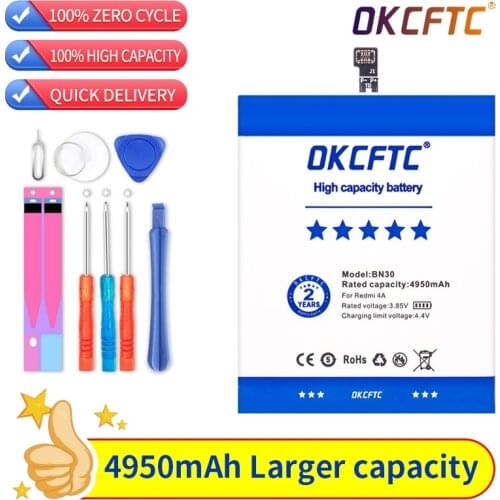 2021 years Original Battery BN30 For Xiaomi Redmi 4A Redrice Hongmi 4A Lithium Polymer Replacement Bateria Free Repair Tools