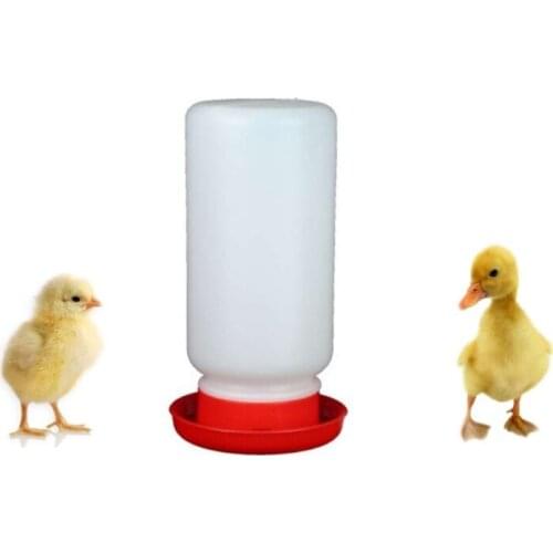 Chick Waterer and Feeder Automatic Small Poultry Water Drinkers Food Dispensers Harmless Food Grade Plastic Material 85AC