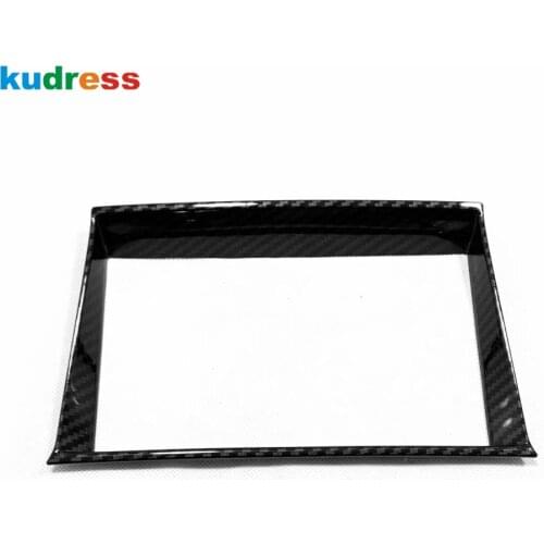 For Hyundai Tucson 2015 2016 2017 2018 Carbon Fiber Car Center Central Navigation Panel Cover Trim Interior Accessories