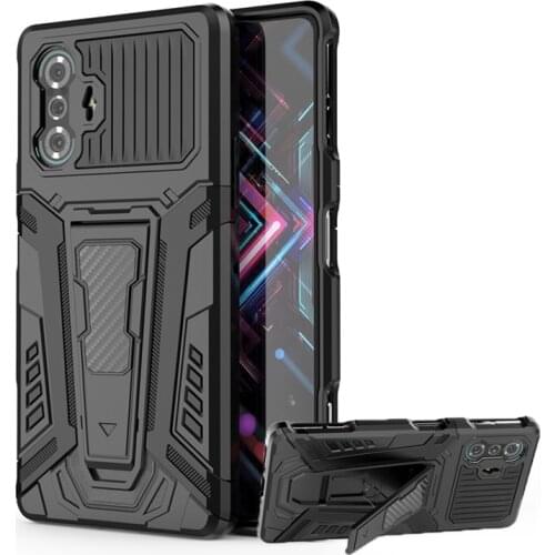 For Xiaomi Poco F3 GT Case Poco F3 X3 Pro NFC Cover Magnetic Car Holder KickStand Shockproof Bumper Armor Phone Case Poco F3 GT