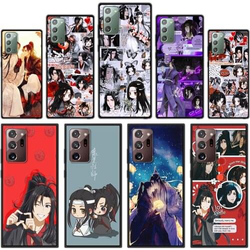 Mo Dao Zu Shi Wei Wuxian Anime Book Phone Case for Samsung Galaxy Note 10 Lite 20 Ultra 10 Plus Soft Black Cover For Samsung M31