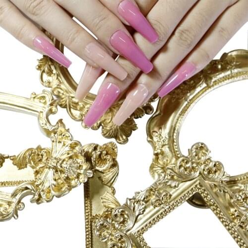 Nail Art European Retro Display Photo Frame False Nail Tips Display Stand Manicure Works Showing Board 3D Nail Jewerly DIY Tools