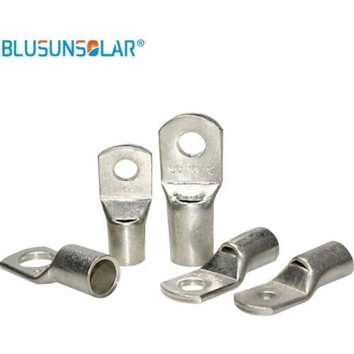 Free shipping SC10-6 Tined copper connecting terminal SC10-8(DTGA) bolt hole cable lugs battery terminals sq 10mm wire