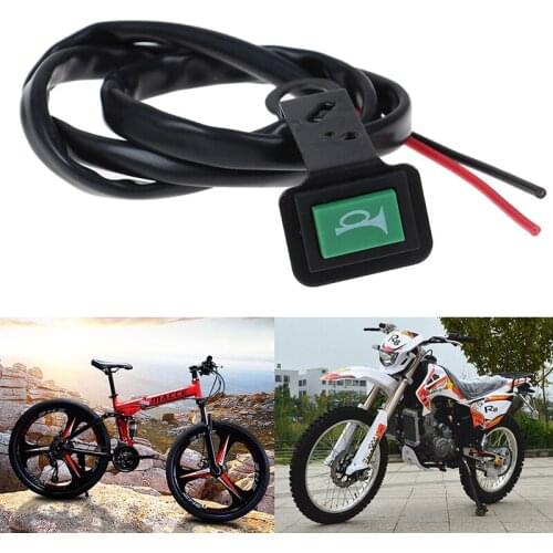 Electric Bicycle Horn Switch Button Motorcycle Scooter Bike Plastic Horn Signal Switch Button Bike Accessories