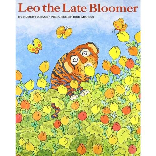 Leo the Late Bloomer By Robert Kraus Educational English Picture Book Learning Card Story Book For Baby Kids Children Gifts