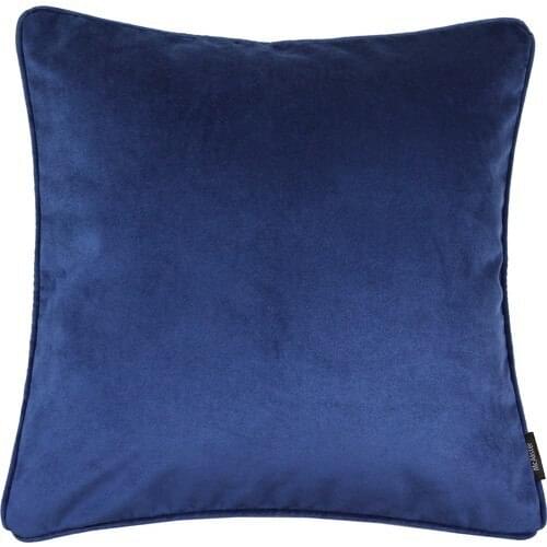 McAlister Textiles Mat KadifeDekoratif Pillow Case Pillow decorate Navy Blue 50cm * 50cm