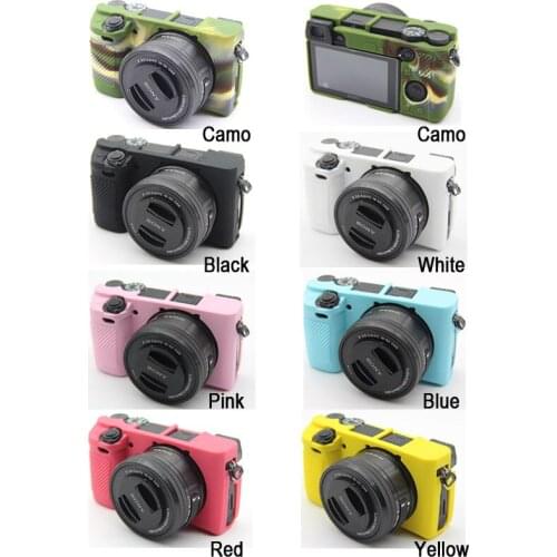 Camera Soft Silicone Skin Case Bag for Sony A5000 A5100 A6000 A6300 A6400 A6500