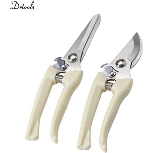 Drtools 17cm Pruner Tree Cutter Gardening Pruning Shear Scissor Stainless Steel Cutting Tools Set Home Tools Anti-slip