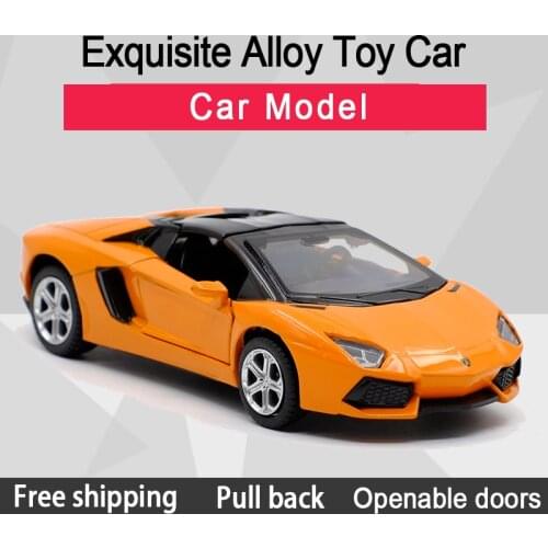 New Arrival Caipo Aventador LP700-4 Roadster Alloy Diecast Car Model Toy With Pull Back/Kids Gift/Educational/Collection