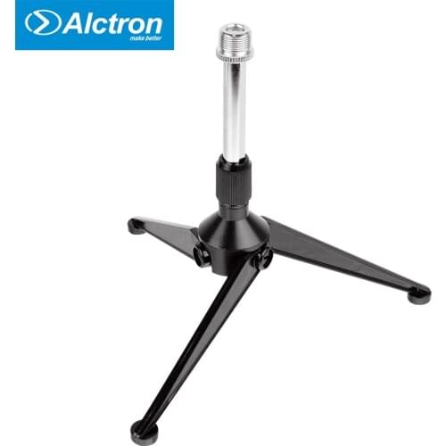 Alctron SM316 New Adjustable Height Desktop Tripod Folding Metal Microphone Stand desktop stand for heavy duty carry