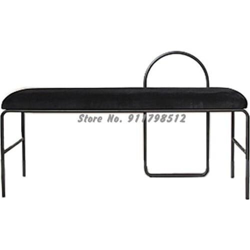 Nordic net red ins makeup stool dressing stool modern minimalist iron stool stool stool porch stool long stool