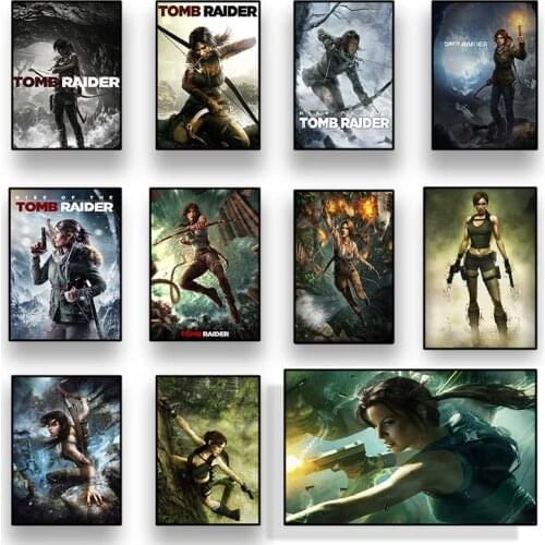 Tomb Raider modern movie poster printing canvas painting for home decoration accessories room art wall stickers picture