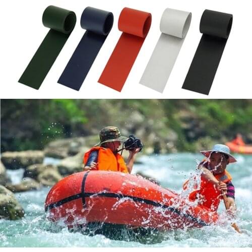1 Roll 50*1000mm Inflatable Boats Kayak Special Damaged Leaking Hole PVC Repair Patch Kit Glued Waterproof Patch Tool Boat