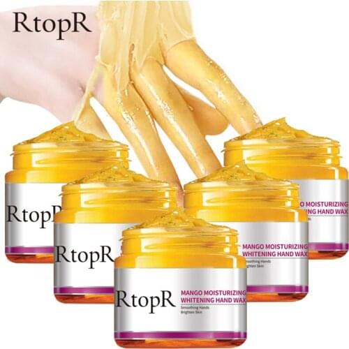 5PCS Moisturizing Hand Mask Wax Whitening Skin Care Anti-Aging Treatment Exfoliating Calluses Rough Hands Care 50g