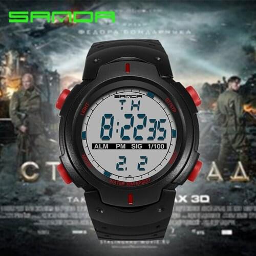 BASID Top Brand Luxury Mens Sports Watches Army Military Watch For Men Waterproof Male Digital Clock Wristwatches Gentleman LED