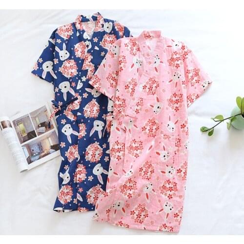 CLOUD COTTON STORY Women's Kimono Robes