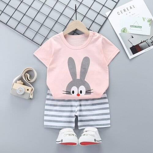 Kid Clothes Cartoon Pajamas For Girls Boys Childrens Pajamas Suit Baby Girls Clothes Short sleeve Pyjamas Kids Pijamas Infantil