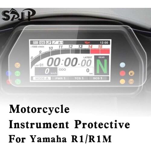 For R1/R1M/R1S 2015-2018 MT-10SP/FZ-10SP 2017 Motorcycle Speedometer Scratch Cluster Screen Protection Film Protector