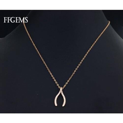 FFGems Real 10K Gold Pendant Sterling Diamond 0.08ct GH Si VS Elegant Find Jewelry for Women Party Wedding Gifts